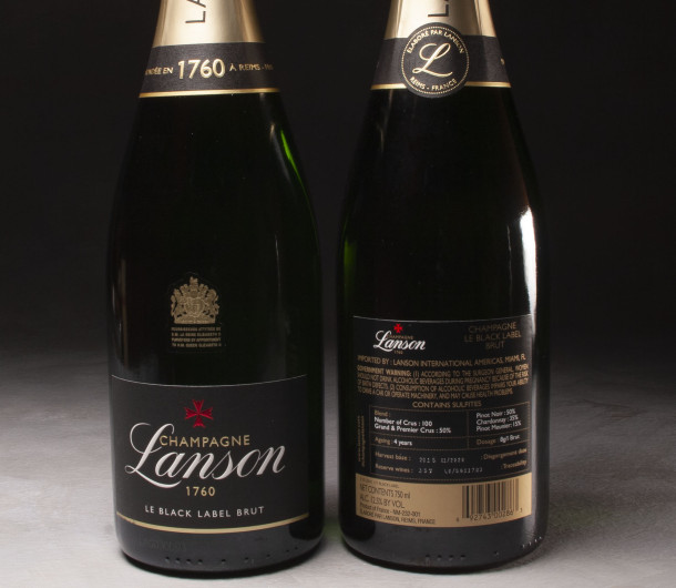 Champagne Lanson, Champagne Brut Black Label (NV) $65
